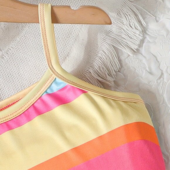 Unicorn Graphic Cami Romper For Girls, Stylish Summer Versatile Suit Outfit - Picture 4 of 7